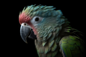 Fototapeta premium A green parrot