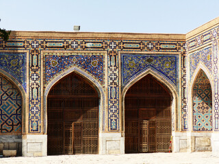 Registan square is the heart of the city of Samarkand