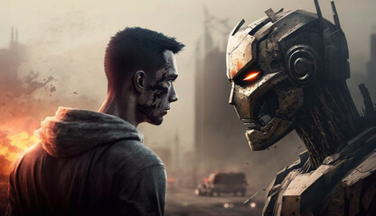 A Modern Robot vs Man