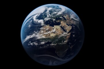 View of the planet Earth from outer space