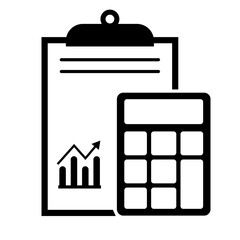 
Accounting, Report, Finance Icon. Black Color Vector EPS Stock Vector - Illustration of icon. Accounting report line icon. Audit sign. Check finance symbol.