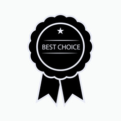 Best Choice Emblem. Top Logo Vector.      