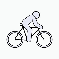 Bicycle Icon. Bike Symbol - Vector.    