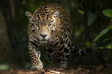 Foto op Plexiglas Jaguar predator coming. Generate Ai © nsit0108