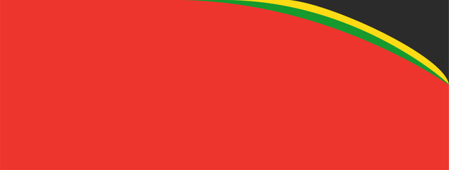 Minimalist wallpaper background with black, green, red, and yellow colors.