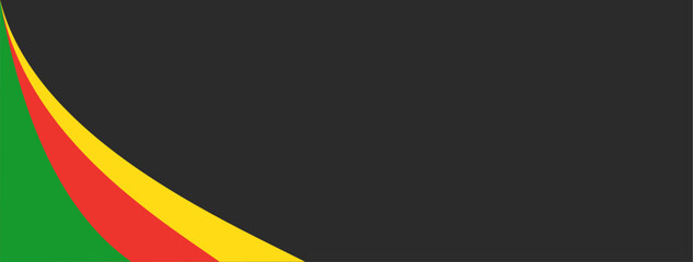 Minimalist wallpaper background with black, green, red, and yellow colors.