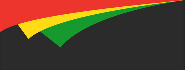 Minimalist wallpaper background with black, green, red, and yellow colors.