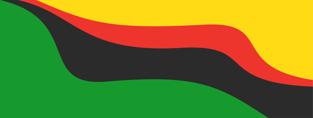 Minimalist wallpaper background with black, green, red, and yellow colors.
