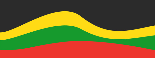 Minimalist wallpaper background with black, green, red, and yellow colors.