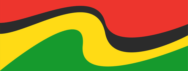 Minimalist wallpaper background with black, green, red, and yellow colors.
