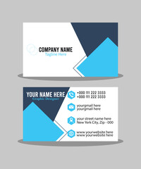 Professional creative and modern business card business identity visiting card template