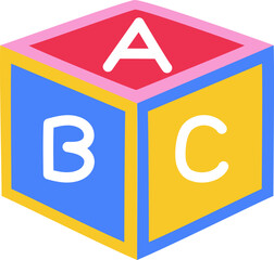 Abc Block Illustration