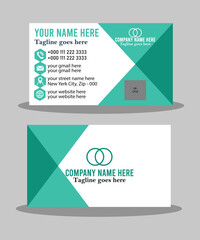 Professional creative and modern business card business identity visiting card template