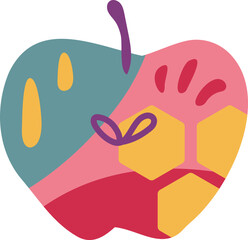 apple, traditional symbol for Jewish New Year, Rosh Hashanah