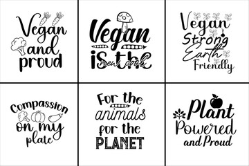 World Vegan day.  Vegan day T-shirt design bundle, calligraphy for posters, web sites, cards, t shirts, party décor, International november holiday, T-shirt design idea.