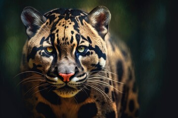 close up of a leopard