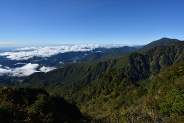 Climbing  Mount Nyoho, Tochigi, Japan