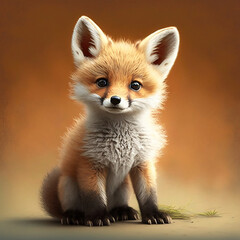 Obraz premium red fox vulpes