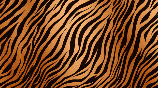 seamless pattern with tiger skin