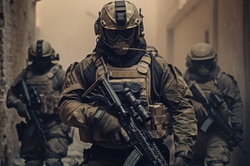 Mission-Ready: Special Ops Team Prepared to Engage