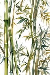 bamboo forest background AI Generative