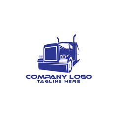 A template of Truck Logo, cargo, delivery, and Logistic
