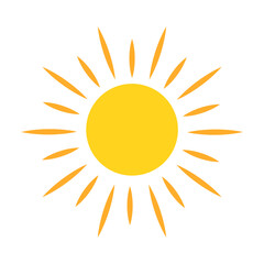 Collection of Cute Sun Illustrations for Design Elements Templet