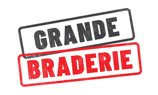 tampon rouge " grande braderie " de Lille