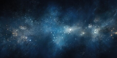 blue sky with clouds evening time