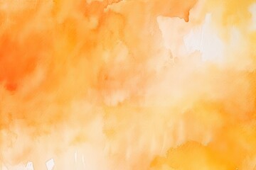 Obraz na płótnie Canvas Orange watercolor art background modern minimalist , generative artificial intelligence