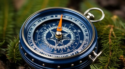 Fototapeta premium Compass, Generative AI