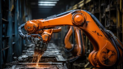 Factory Robotic arm, Generative AI