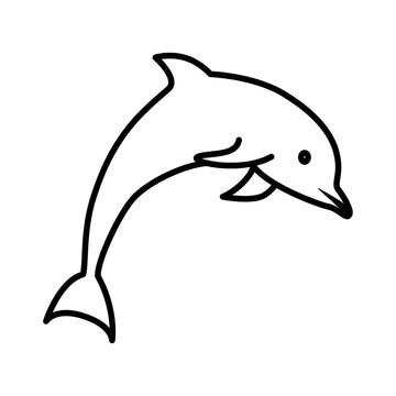 Dolpin icon. Animal ikon
