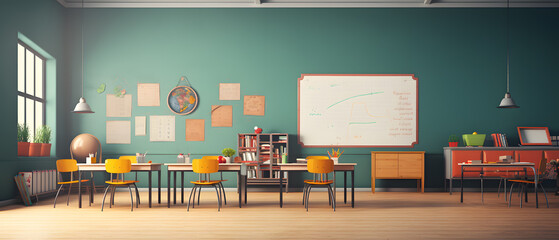 Back to school. Robotics room