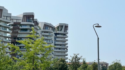 Urban architecture by Zaha Hadid in Milan