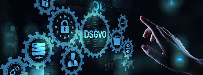 DSGVO, GDPR General data protection regulation european law cyber security personal information...