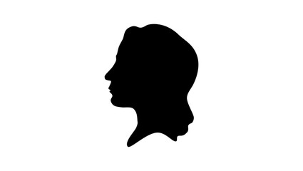 Emily Bronte silhouette