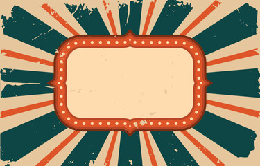 retro background with stars