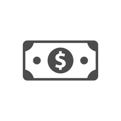 Dollar glyph vector icon isolated. Dollar stock vector icon for web, mobile app and ui design