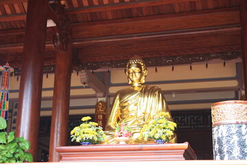 5 December 2019 - Nha Trang, Vietnam. Long Son Pagoda in Nha Trang