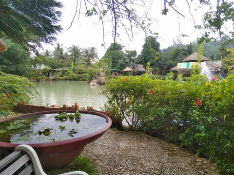 December 6, 2019-Nha Trang, Vietnam. Thap Ba Hot Springs