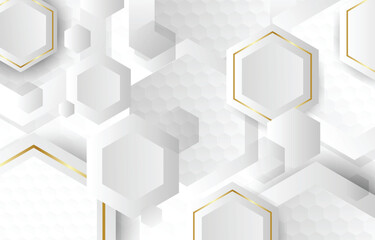 abstract background with hexagons