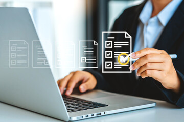 Checklist and filling survey form online. Document management system, DMS. checklist, take an assessment, questionnaire, evaluation, online survey, online exam.