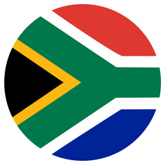 Naklejka premium Republic of South Africa flag, official colors