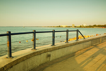 Waterfront at the Lake Balaton in Siofok,Hungary.