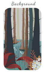 Pine forest background