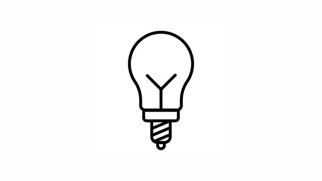 Bulb Animation In and Out 