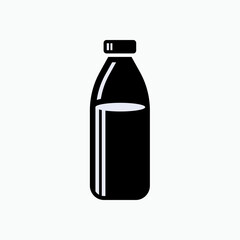 Dairy Icon. Milk, Protein Symbol - Vector.   