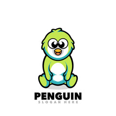 Penguin mascot cartoon