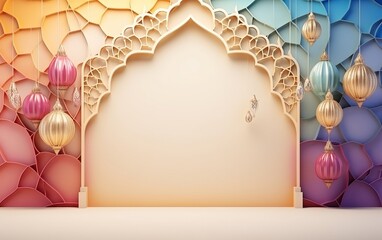 3d_Islamic _luxury_pattern_background